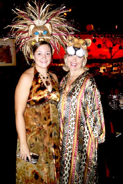 Some partygoers went all-out, dressing from head to toe as felines.