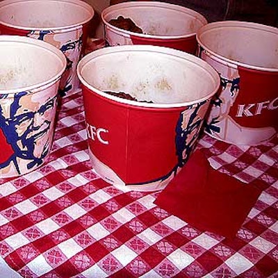 The Drama Department's annual benefit served Kentucky Fried Chicken in lieu of chicken satay or other typical benefit fare.