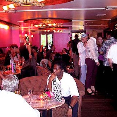 Cibar below the Inn at Irving Place hosted a second, larger group of partygoers at the Inn at Irving Place's Christmas in July event.