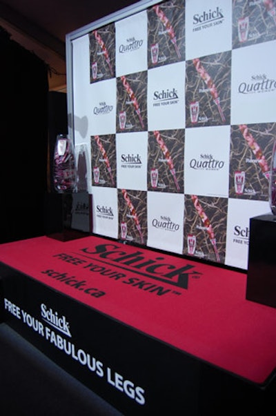 Fashion Week attendees can have a snapshot taken of their legs on the Schick Quattro runway as part of the company's 'Free Your Fabulous Legs' promotion.