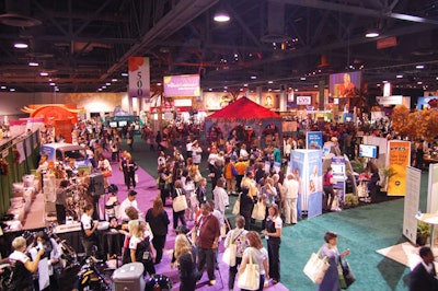About 200 exhibitors filled the floor, which was open during the conference day as well as the night before for the new Night at the Village program.