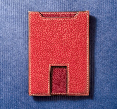 Grain calf leather, $195, from April in Paris.