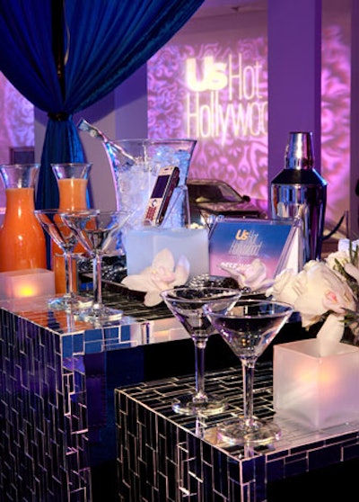 V.I.P. areas featured Ciroc and BlackBerry displays for celebrities to play with.