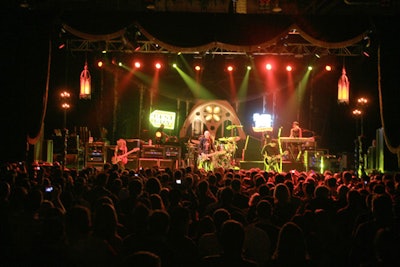 The Smashing Pumpkins performed an hour-long set on a stage set to look like like the one in the video game.