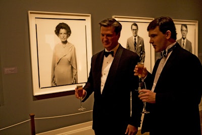 Richard Avedon portraits of political heavyweights served as inspiration for the event, dubbed 'Party With the Power Players.'