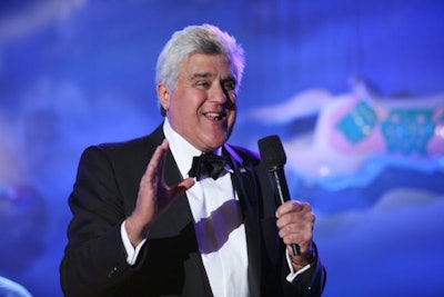 Jay Leno served as M.C.