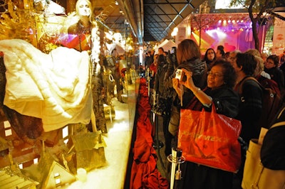 This year's holiday windows, designed by Holt Renfrew creative director John Gerhardt, are based on holiday dreams.