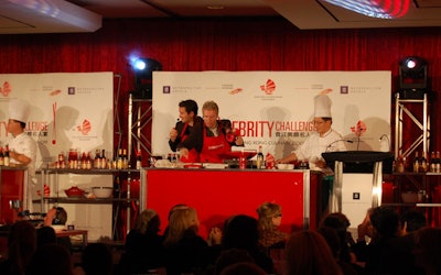 Colin and Justin, hosts of HGTV's Home Heist, battled it out with eTalk reporter Zain Meghji and ET Canada reporter Roz Weston in a cook-off before 200 guests.
