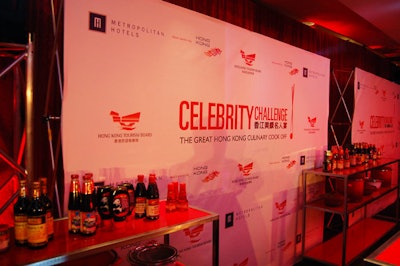 The celebrity contestants had a range of ingredients at their disposal during the challenge.