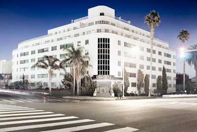 The hotel originally opened in 1939.