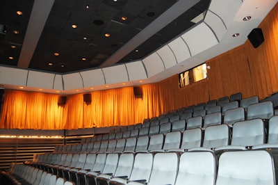 The Allison and Howard Lutnick Theater seats 245.