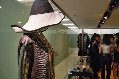 Metallic clothing for sale at Issey Miyake's Metal Shop was available at a 10 percent discount for the ball's ticket holders.