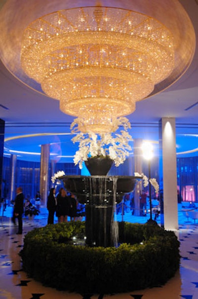 The Fontainebleau Hotel celebrated its grand reopening with an opulent affair on Friday night.