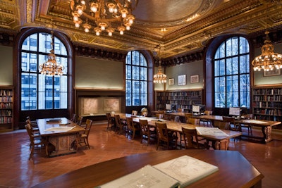 The Lionel Pincus and Princess Firyal Map Division houses the library's collection of maps, atlases, and cartography books.