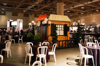 Show manager Jennifer Campbell called on Decor & More to create a French-inspired display in the Apéritif à la Française Pavilion.