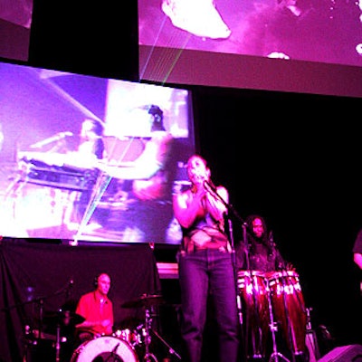 Band Thunderball played a set at High Definition Entertainment's event.