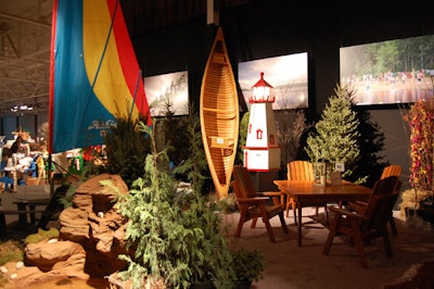 Silent auction items included a 16-foot cedar canoe from B. Giesler & Son, patio furniture, and a catamaran.