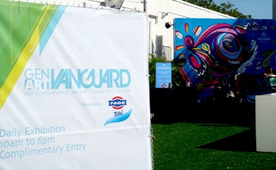 Gen Art launched its inaugural Vanguard New Contemporary Art Fair at Charcoal Studios yesterday in Miami.