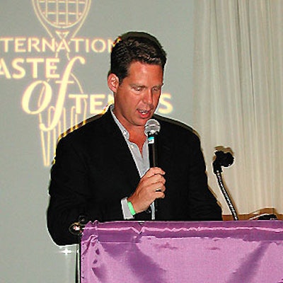 CBS 2 sportscaster Brett Haber hosted the event.