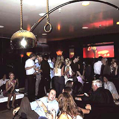 The Park's penthouse and patio was almost pitch dark at the event.