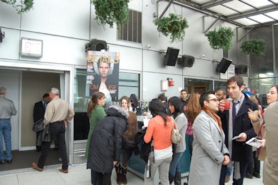 At the center of the hospitality hub, Details poured complimentary glasses of Cuervo tequila, Svedka vodka, Peroni, and Diet Coke Plus throughout the day.