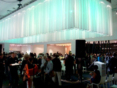 The Art Collectors Lounge included multiple private lounges from top sponsors including Cartier, UBS, Flagstone Island Gardens, and NetJets.