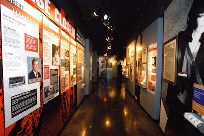 The America's Most Wanted studio at the National Museum of Crime & Punishment can hold as many as 75 for a seated event.