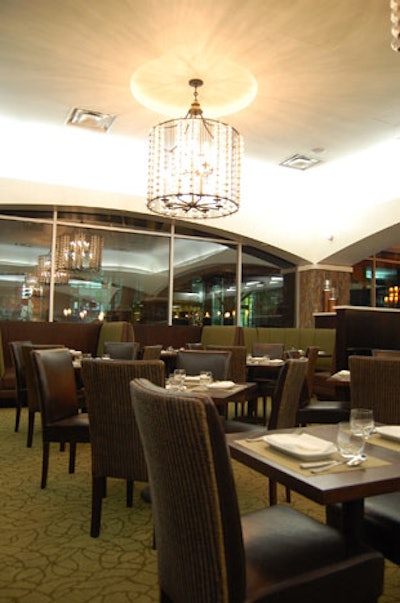 The restaurant has a seating capacity of 158.