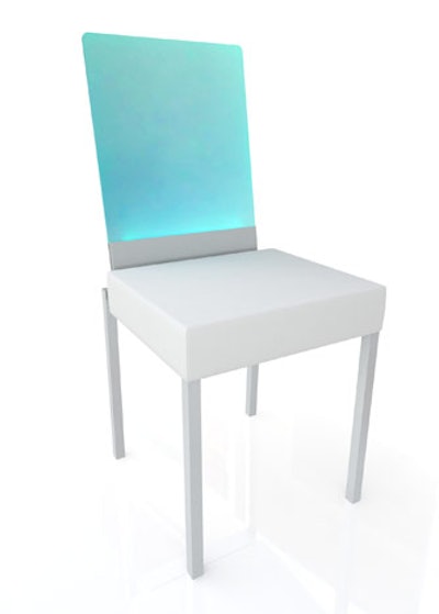 Glo chair, starts at $26, available throughout the U.S. and Canada from Lounge22 in Los Angeles, New York, Las Vegas, and Austin, Texas