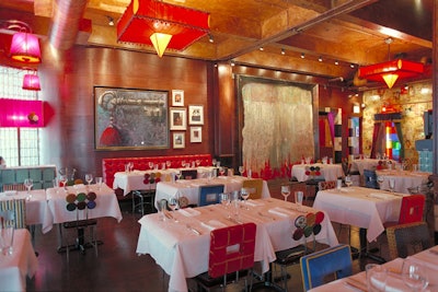 Opera reflects owner Jerry Kleiner's whimsical, color-drenched aesthetic.