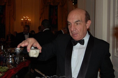 The popular White House eggnog, made with bourbon, dark rum, and cognac, packed a punch.