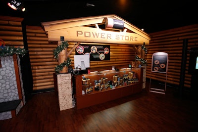 The lodge also has a booth for battery sales, for guests who need more than just a quick plug-in at the recharging station.