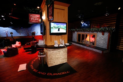 Recreational stations with Mattel products and Nintendo Wiis are set up in the lodge for children to entertain themselves.