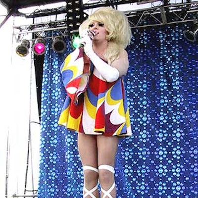 Wigstock cofounder Lady Bunny served as MC for the annual drag event's final incarnation on Pier 54.