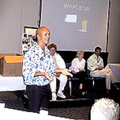 New York decor star Mark Musters (who won the event's Rising Star award) presented ideas for innovative events at the Event Solutions Expo in St. Louis.