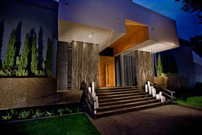 David Judaken's venue MyHouse features a residential look complete with a front yard.