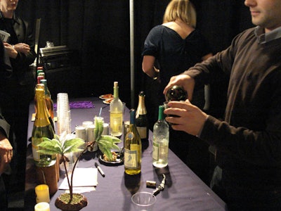 Representatives from Barefoot Wines poured and educated guests about their offerings.