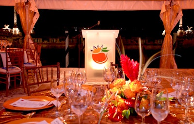 2Taste Catering called on partner Event Outfitters to outfit the president's dinner.