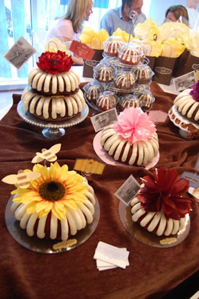 Nothing Bundt Cakes showed off its cakes at Kari Feinstein's Style Lounge.