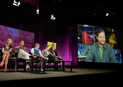 Earlier the same day, Fox made its critics presentation at the Hilton in Universal City.