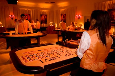 Social Hollywood was outfitted with gaming tables, inspired by the plans of the show's polygamous family to open a casino.