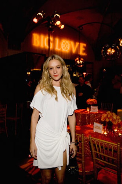 Big Love actress Chloë Sevigny was among the guests.