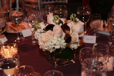 Teleflora donated the floral arrangements for the evening.