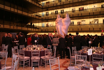 A cocktail reception preceded dinner.