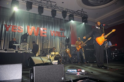 Wyclef Jean performed at BET's ball.