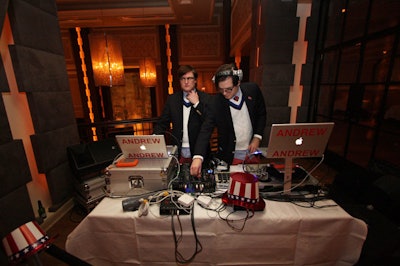 Downtown nightlife staples Andrew Andrew provided DJ services.