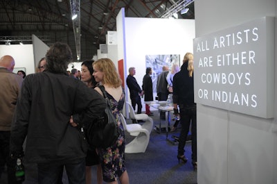 Art L.A. drew more than 1,200 visitors opening night.
