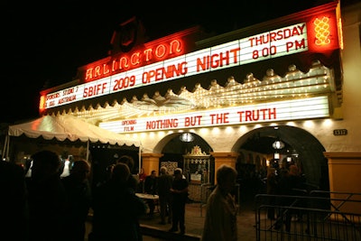 The gala followed the opening-night screening of Nothing But the Truth at the Arlington.