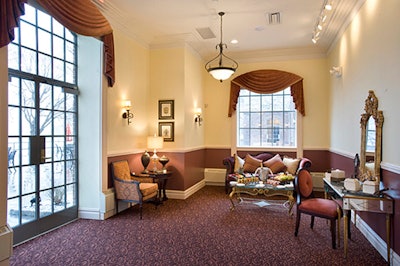 The Brooklyn golf site also has a bridal suite, which can be used as a green room for events.