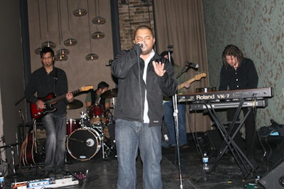 Kultura executive chef and Juno award-winning artist Roger Mooking performed at the cocktail party.